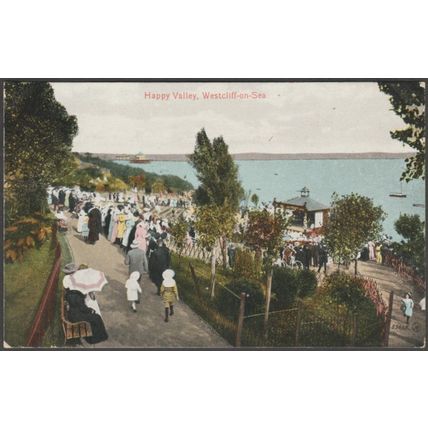 Happy Valley, Westcliff-on-Sea, Essex, c.1911 - Valentine's Postcard