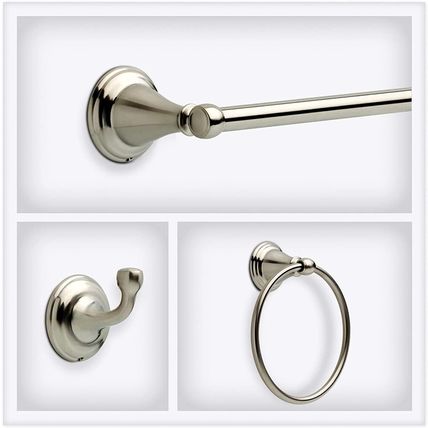Delta Faucet 79646-SS Windemere Hand Towel Ring-Brilliance Stainless Steel-NEW