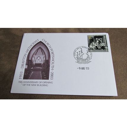 2003 GB Event Cover - Portsmouth Methodist Church - Hampshire