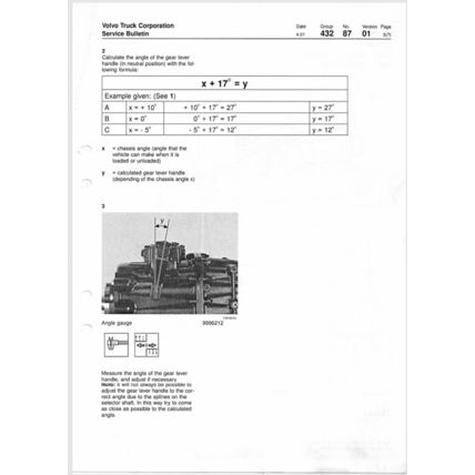 Volvo Trucks Service Bulletins 1994 To 2001 PDF