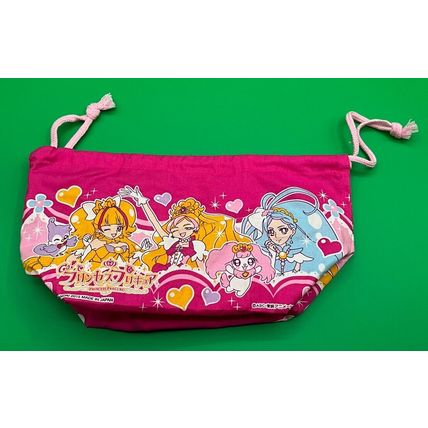 A New Cool Bandai 2015 Rare Vintage ABC Princess Precure Small Drawstring Bag