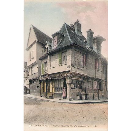 27 - LOUVIERS - Vieilles Maisons Rue de Neubourg