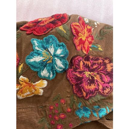 FLORAL Embroidered Flares Bell Bottom Pants Jeans MakE oFFER!