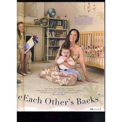 PEOPLE MAGAZINE April 7, 2025 JENNA BUSH HAGER & SISTER BARBARA BUSH KIDS NEW