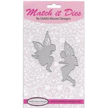 Debbi Moore. Enchanting Realm Fairies Die Set. Die Cutting Cardmaking Crafts