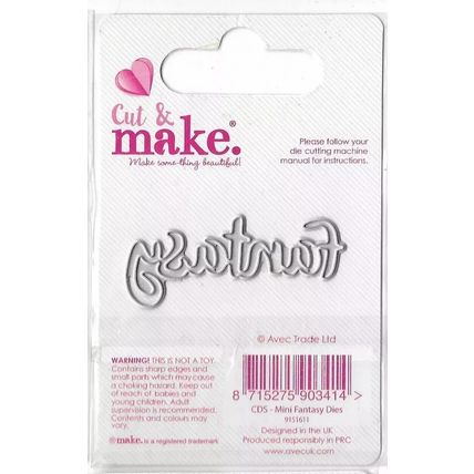 Cut & Make. Fantasy Die. Die Cutting Cardmaking Scrapbooking Crafts