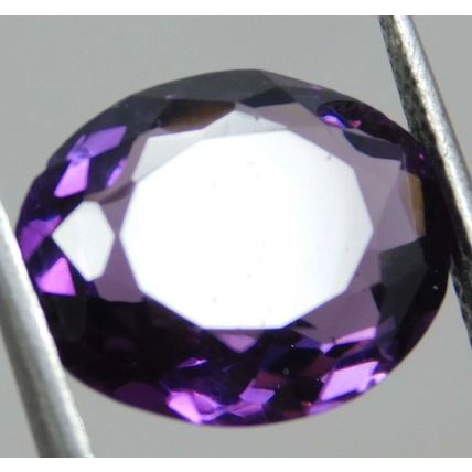 Natural 6.30 Ct Purple Color Amethyst Oval Cut Loose Gemstone