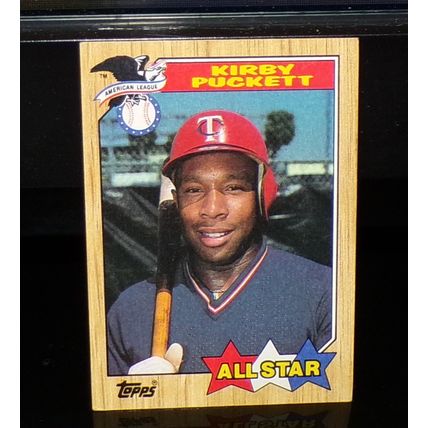 TOPPS 1987 KIRBY PUCKETT AMERICAN LEAGUE ALL-STAR BASEBALL CARD #611