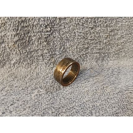 1979 Kennedy Half Dollars size 11 coin ring handmade mixed metals
