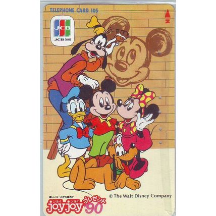 Walt Disney Joy Joy 90(JCB) Japan NTT Phone Card