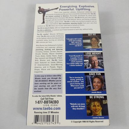 Tae Bo with Billy Banks - The Ultimate Total Body Workout - VHS Tape - Used
