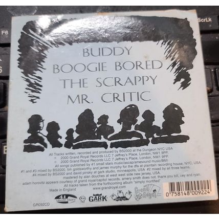 Buddy CD BS 2000 A 4 Track EP Boggie Board In A Card Sleeve