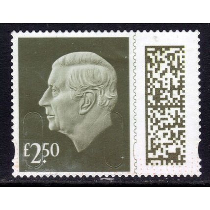 GB 2024 KC 3rd £2.50 Gooseberry Green Machin Used SG V5026 ( J953 )