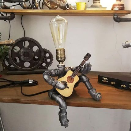 Music Guitar Table Lamp Art Decor Guitar Stuff Cool Gifts for Music Art Lovers M