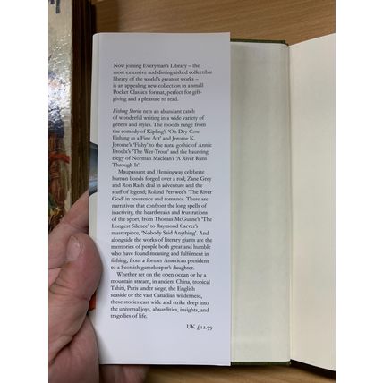 2013 "FISHING STORIES" EVERYMAN'S POCKET CLASSICS HARDBACK BOOK (P3)