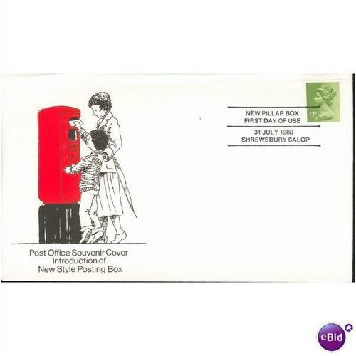 GB Cover 1980 - Introduction Of New Style Posting Box