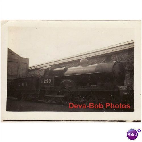 Railway Photo LMS Precursor 5290 Achilles CREWE 1935 LNWR Loco