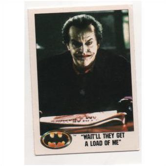 1989 Topps Batman the Movie trading card # 44 Wait'll they get a load of me!