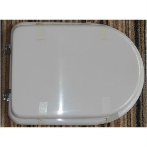 Vitra Luna replica Resin Seat in White + Chrome Hinges