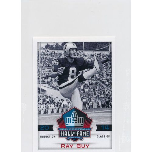 2014 Panini NFL Sticker Collection #466 Ray Guy Hall of Fame Class of 2014