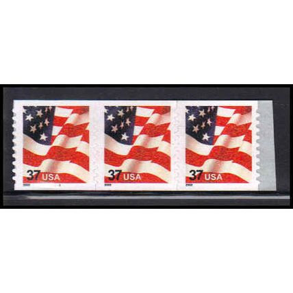 3632 37c U.S. Flag Fine MNH CNP+1 Left 8888 PA3882