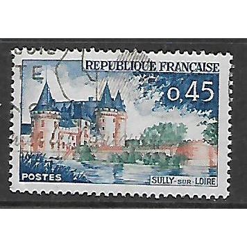 FRANCE 1961 TOURIST PUBLICITY 45c SULLY - SUR - LOIRE SG 1545 FINE USED