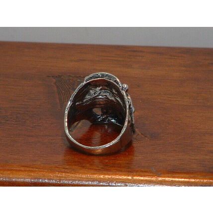 New Men’s Skull & Helmet Stainless Steel Ring (10)