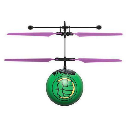 Marvel Avengers Incredible Hulk Licensed Infrared Flying UFO Helicopter Ball