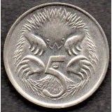 Coins. Australia 1981 5 cents Value