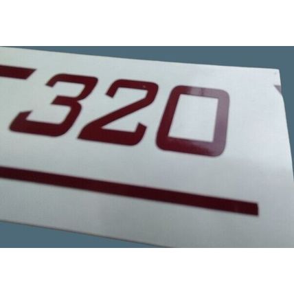 AUTOQUEST 320 Decal Sticker Graphics Elddis 23in Burgundy Decal stickers