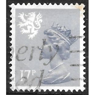 1958-67 Scotland Definitive - SG S43 17p Type I Elizabeth C5