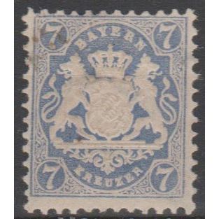 Mi: 34 MH 1875 Bavaria Cat € 6.50