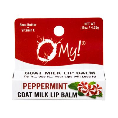 O My! Goat Milk Lip Balm - Natural Goat Milk Lip Balm - Shea Butter and Vitam...