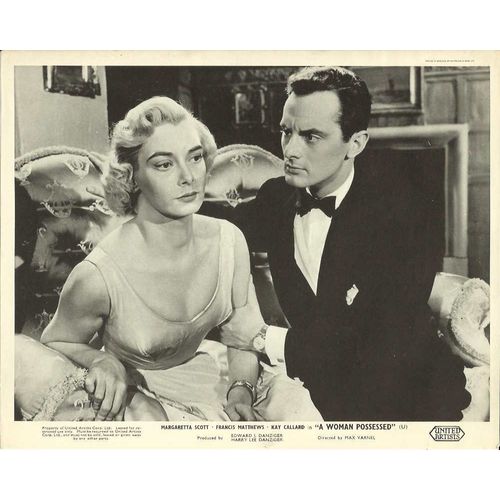A WOMAN POSSESSED Margaretta Scott, Francis Matthews 1958 F-O-H Stills Set (8)