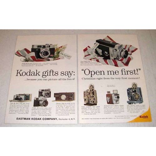 1960 Kodak Camera, Movie Camera, Projectors Ad