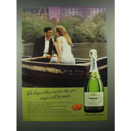 1984 Korbel Brut Champagne Ad - Magic Will Be Made