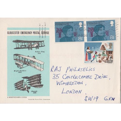 GB 1987 Gloucester Emergency Postal Service with Telephone centenary see rest