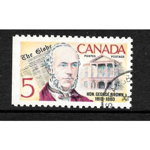 CANADA 1968 SG 626 5c GEORGE BROWN FINE USED