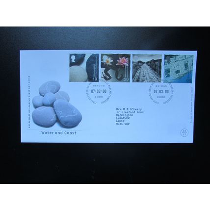 ROYAL MAIL - MILLENNIUM COLLECTION: WATER AND COAST FIRST DAY COVER