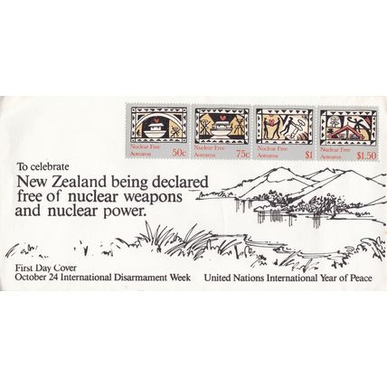 New Zealand 1986 Aotearoa Stamps To Celebrate Nuclear Free New Zealand cover VGC