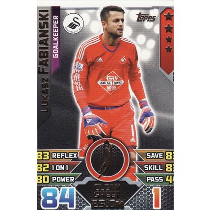 Match Attax 2015/2016 272 Lukasz Fabianski Swansea City