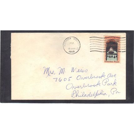 Cover 1373 6c California CV02792