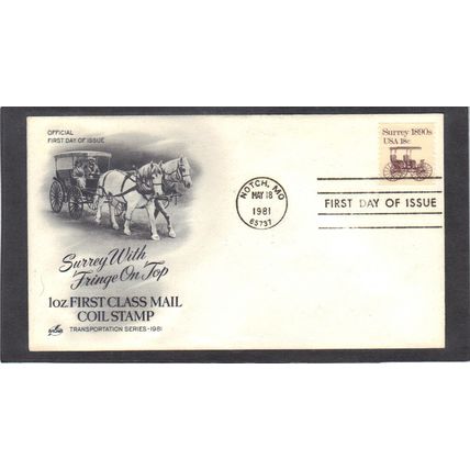 FDC Art Craft 1907 18c Surrey (Cachet-U/A) CV00273
