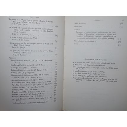 The Devonshire Association vol 101 DAWLISH 1969 GC