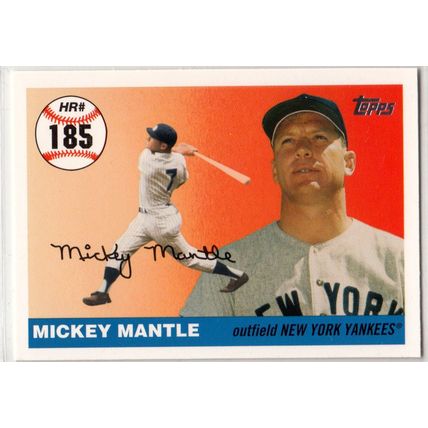 2006 Topps Mickey Mantle Home Run History baseball card #MHR185