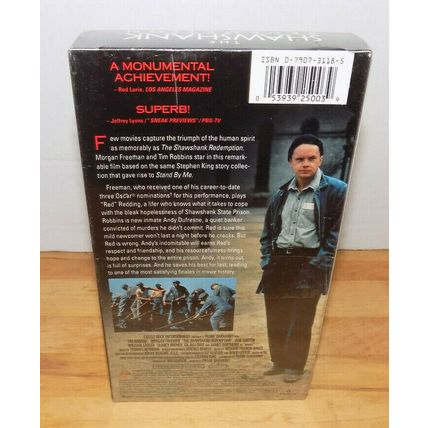 The Shawshank Redemption 1994 VHS Tape New Sealed