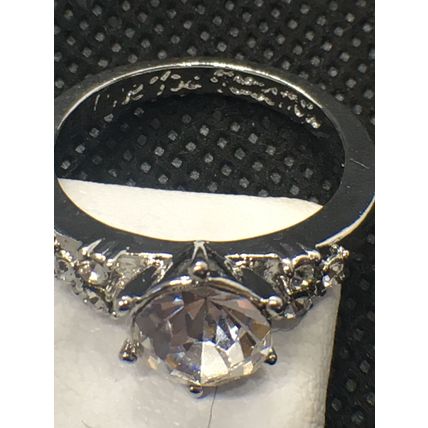 Ring Set Wedding Engagement Solitaire Band Rhinestone #194 #175 USA Seller