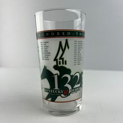 2006 Kentucky Derby Souvenir Churchill Downs Mint Julep Glass 132nd Running