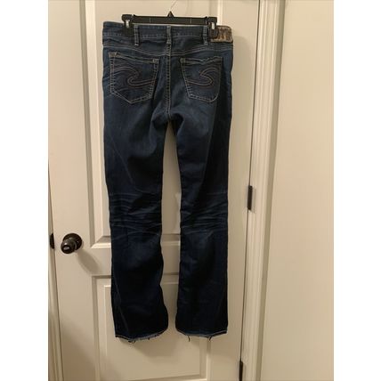 Silver Jeans Co. Men’s Blue Jeans Zip Button Size 32x33 Suki Mid Skinny Fit