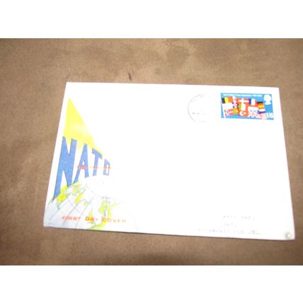 Tovey 1969 GB FDC Cover - NATO 20th Anniversary